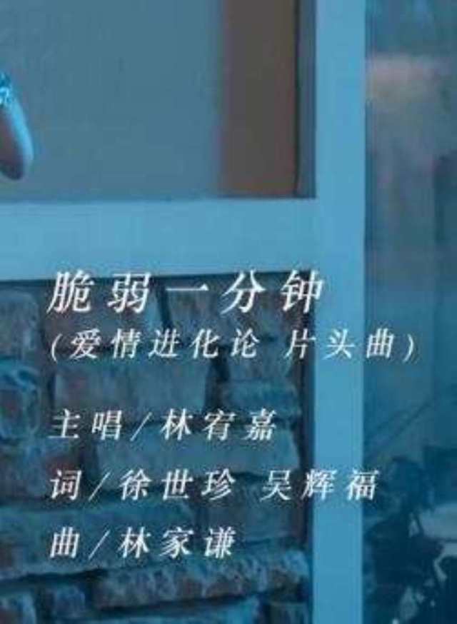 脆弱一分钟 电视剧《爱情进化论》片头曲 -- 林宥嘉HD1024高清国语版