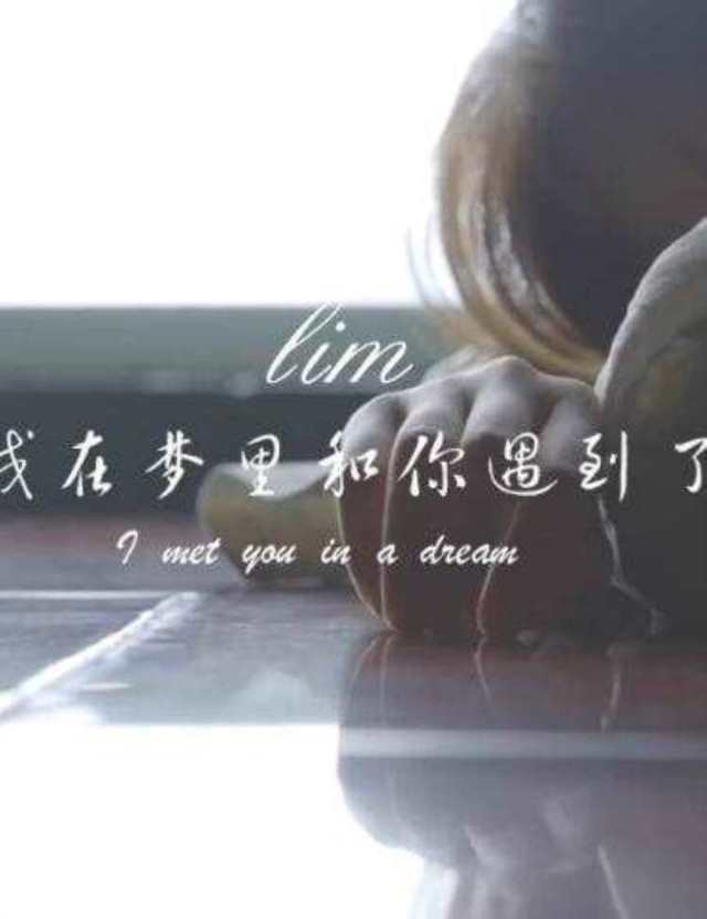 我在梦里和你遇到了 官方版 -- Lim_HD1024高清国语版
